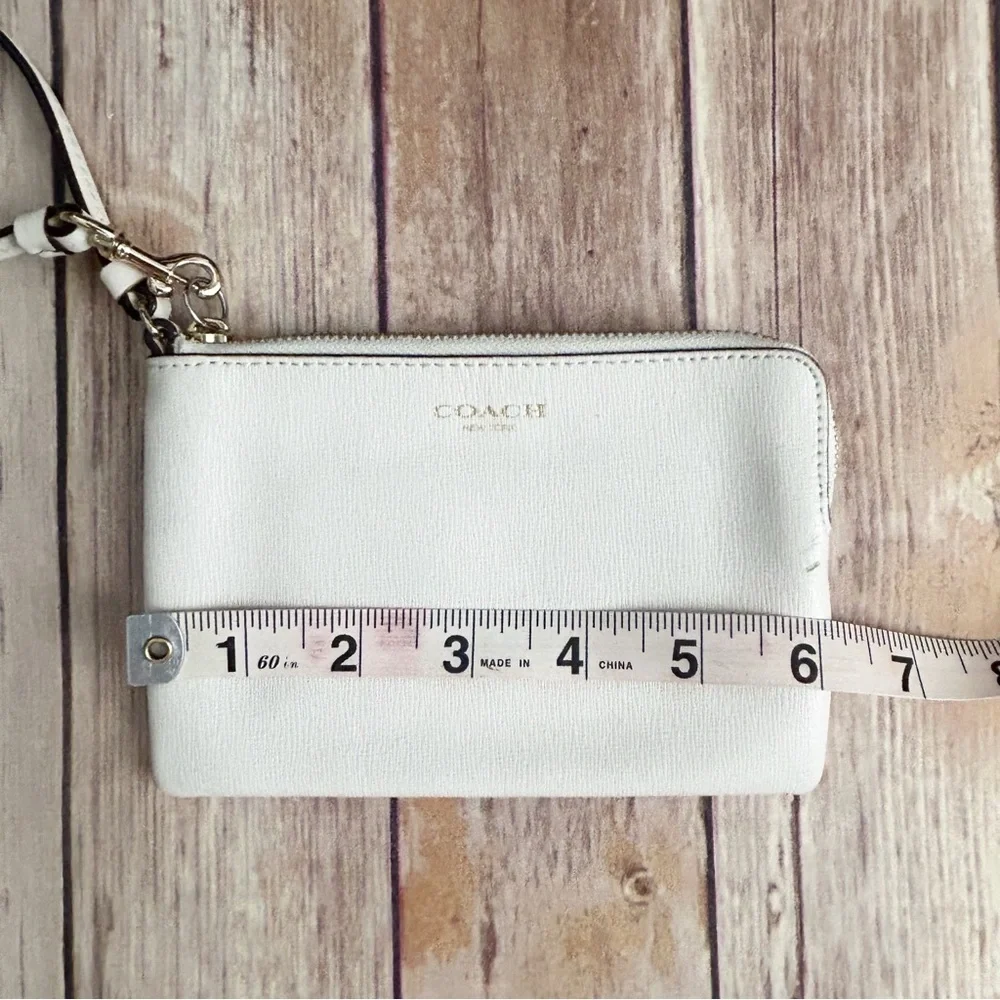 Coach Ivory Wristlet